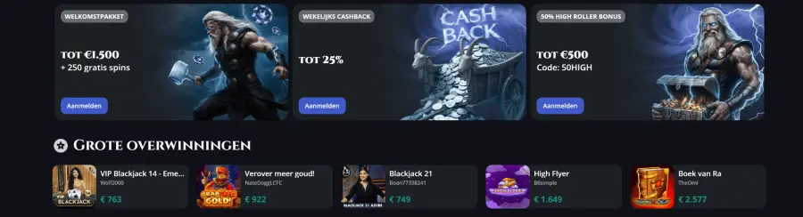 Thor fortune casino login